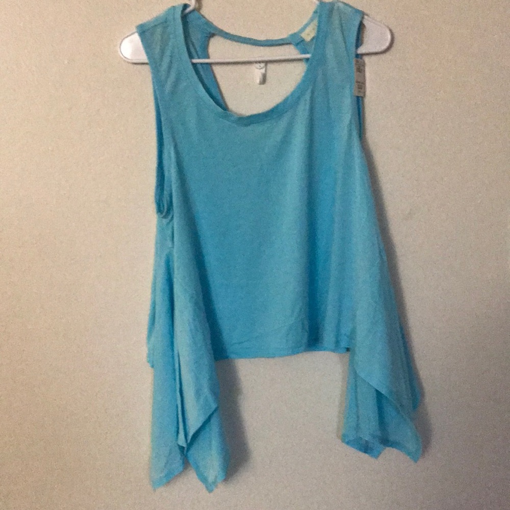 Blue tank top